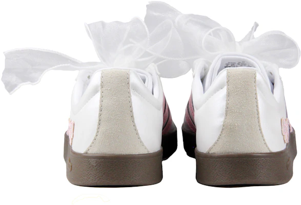 【訂製球鞋】adidas neo Vl Court 銀粉 芭蕾少女 絲綢 蝴蝶結 刺繡 搭配輕便 防滑 低筒 滑板鞋 男女同款 銀粉 Details for 【訂製球鞋】adidas neo Vl Court 銀粉 芭蕾少女 絲綢 蝴蝶結 刺繡 搭配輕便 防滑 低筒 滑板鞋 男女同款 銀粉