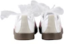 Details for 【訂製球鞋】adidas neo Vl Court 銀粉 芭蕾少女 絲綢 蝴蝶結 刺繡 搭配輕便 防滑 低筒 滑板鞋 男女同款 銀粉