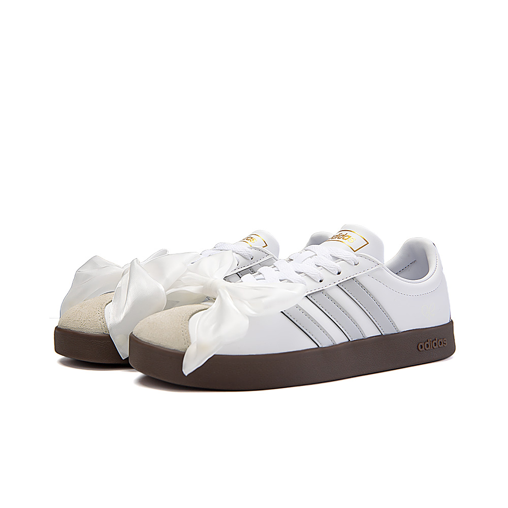 [Custom Shoes] adidas Neo VL Court 'Silver White Butterfly Amber' 圖 4