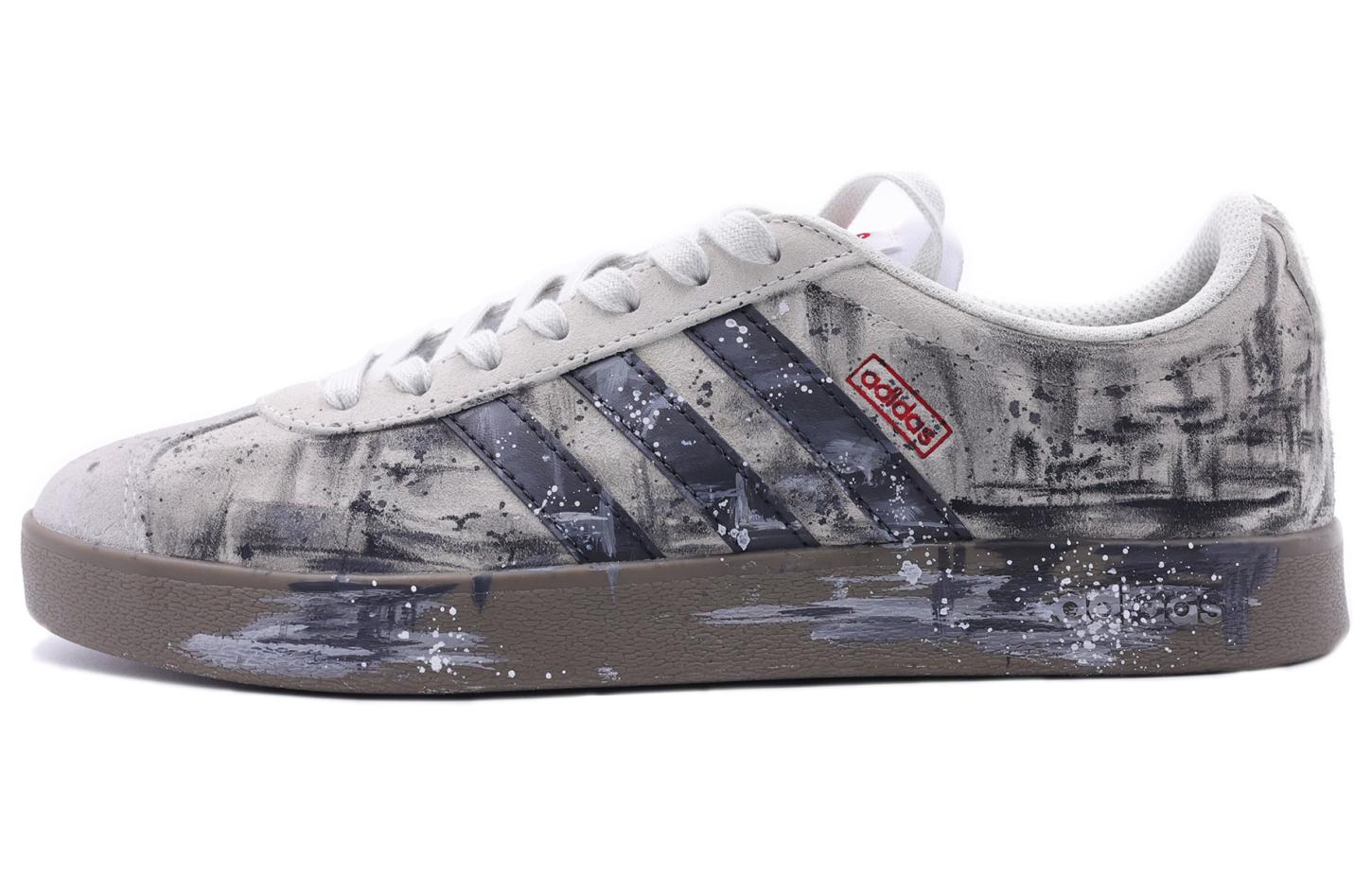 [Custom Shoes] adidas Neo VL Court 'Smoky South - Black Grey'