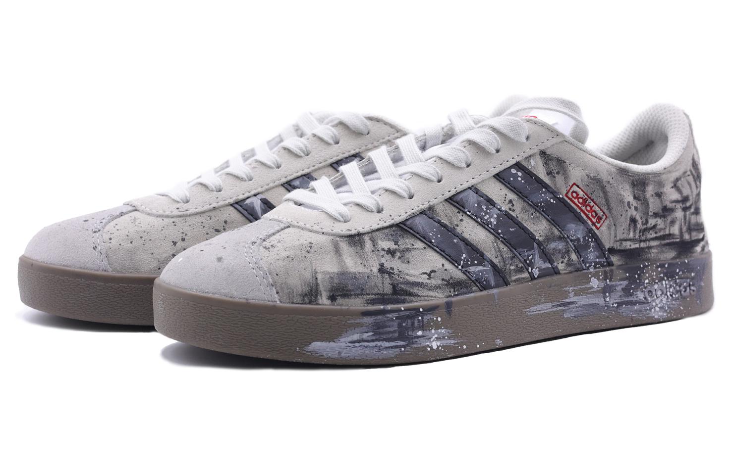 [Custom Shoes] adidas Neo VL Court 'Smoky South - Black Grey' 圖 4