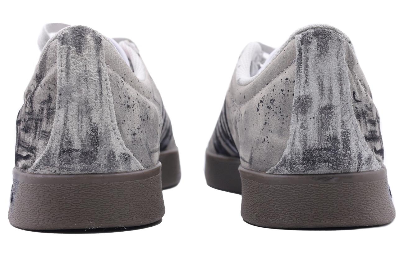 [Custom Shoes] adidas Neo VL Court 'Smoky South - Black Grey' 圖 5