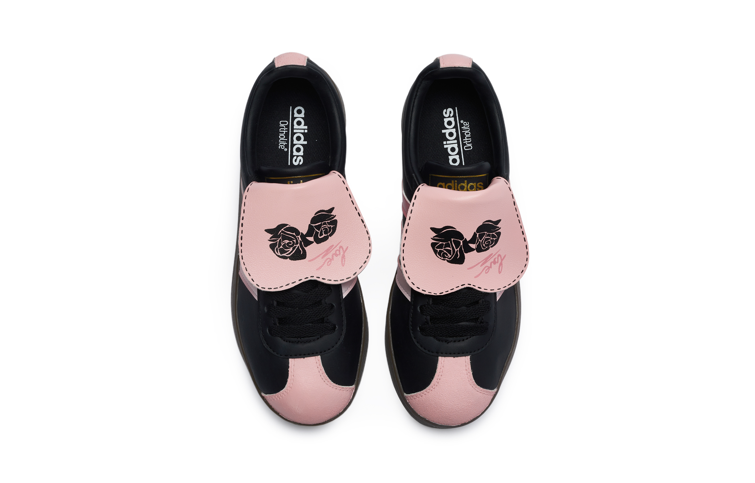 Purchase 【定制鞋】阿迪达斯NEO VL COURT“春季展-黑粉” ID6017(Team80-男女同款浪漫序曲)