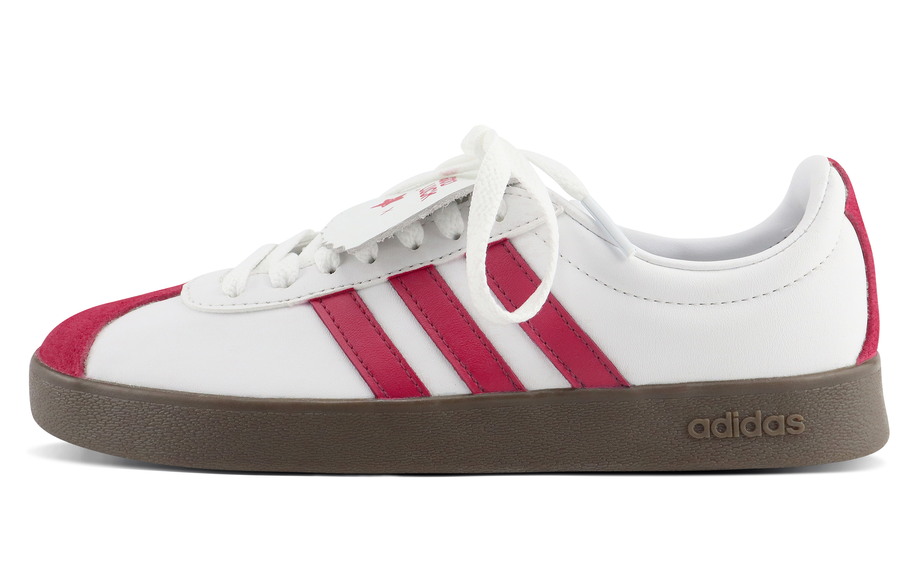 [Custom Shoes] adidas Neo VL Court 'Strawberry Bear Pink' 圖 2