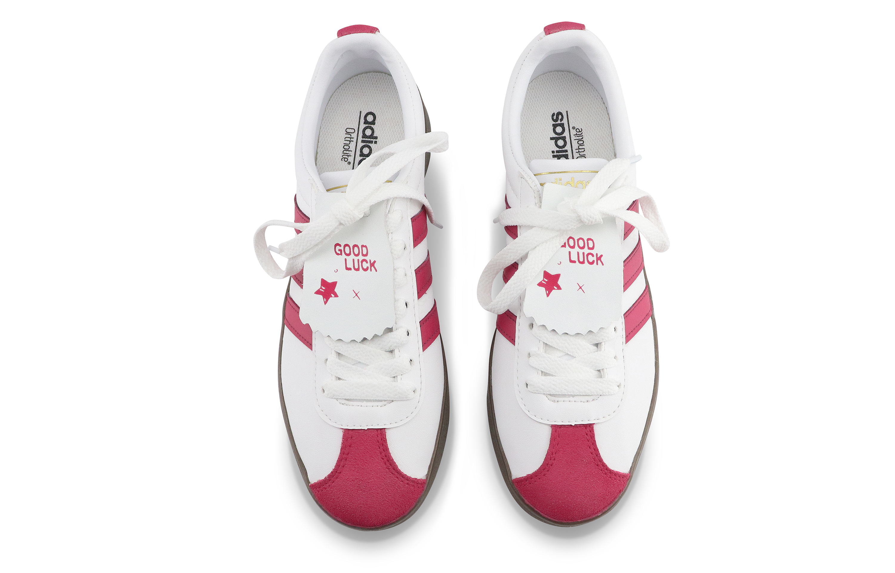 [Custom Shoes] adidas Neo VL Court 'Strawberry Bear Pink' 圖 5