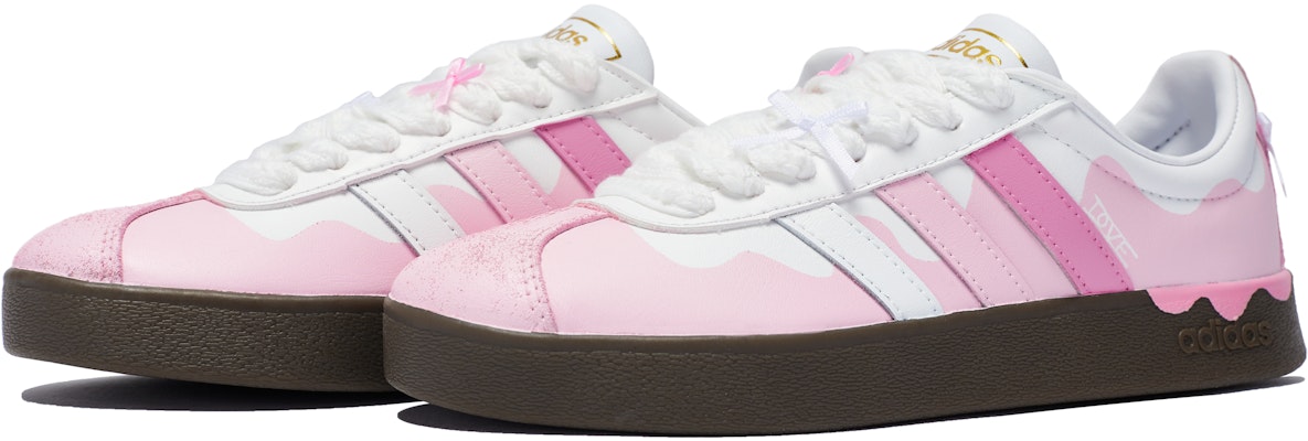 【定制鞋款】adidas neo VL Court '草莓奶油' ID6015(Team80-男女同款雪顶草莓塔) Shop 【定制鞋款】adidas neo VL Court '草莓奶油' ID6015(Team80-男女同款雪顶草莓塔)