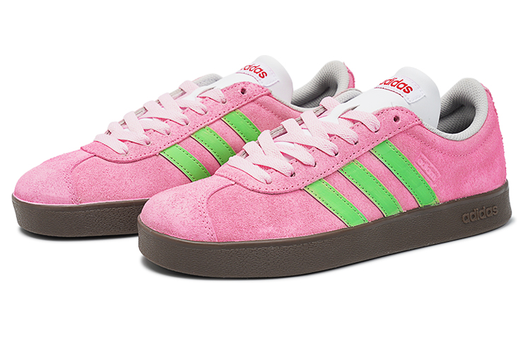 [Custom Shoes] adidas neo VL Court 'Strawberry Pink-Green' 圖 4