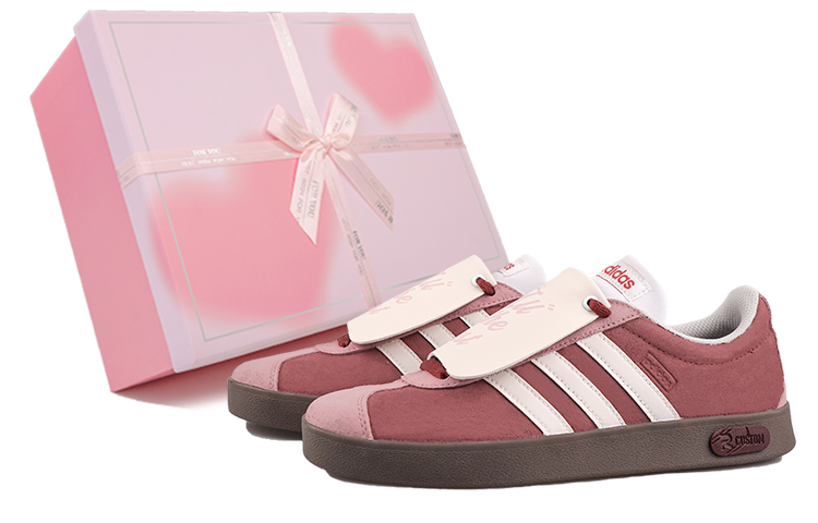 [Custom Shoes] adidas Neo VL Court 'Strawberry Yogurt'
