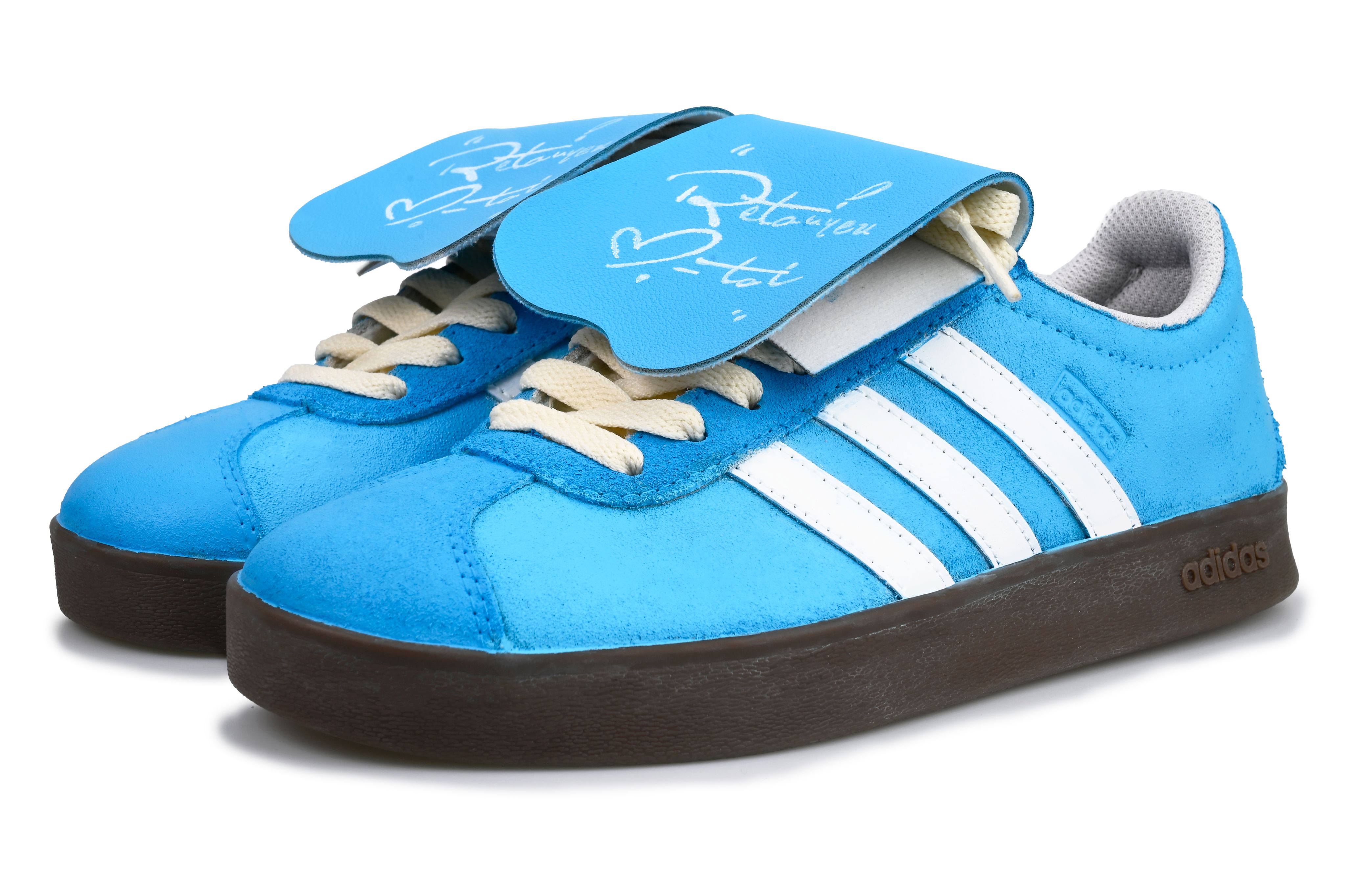 [Custom Shoes] adidas neo VL Court 'Summer Wave Blue' 圖 4