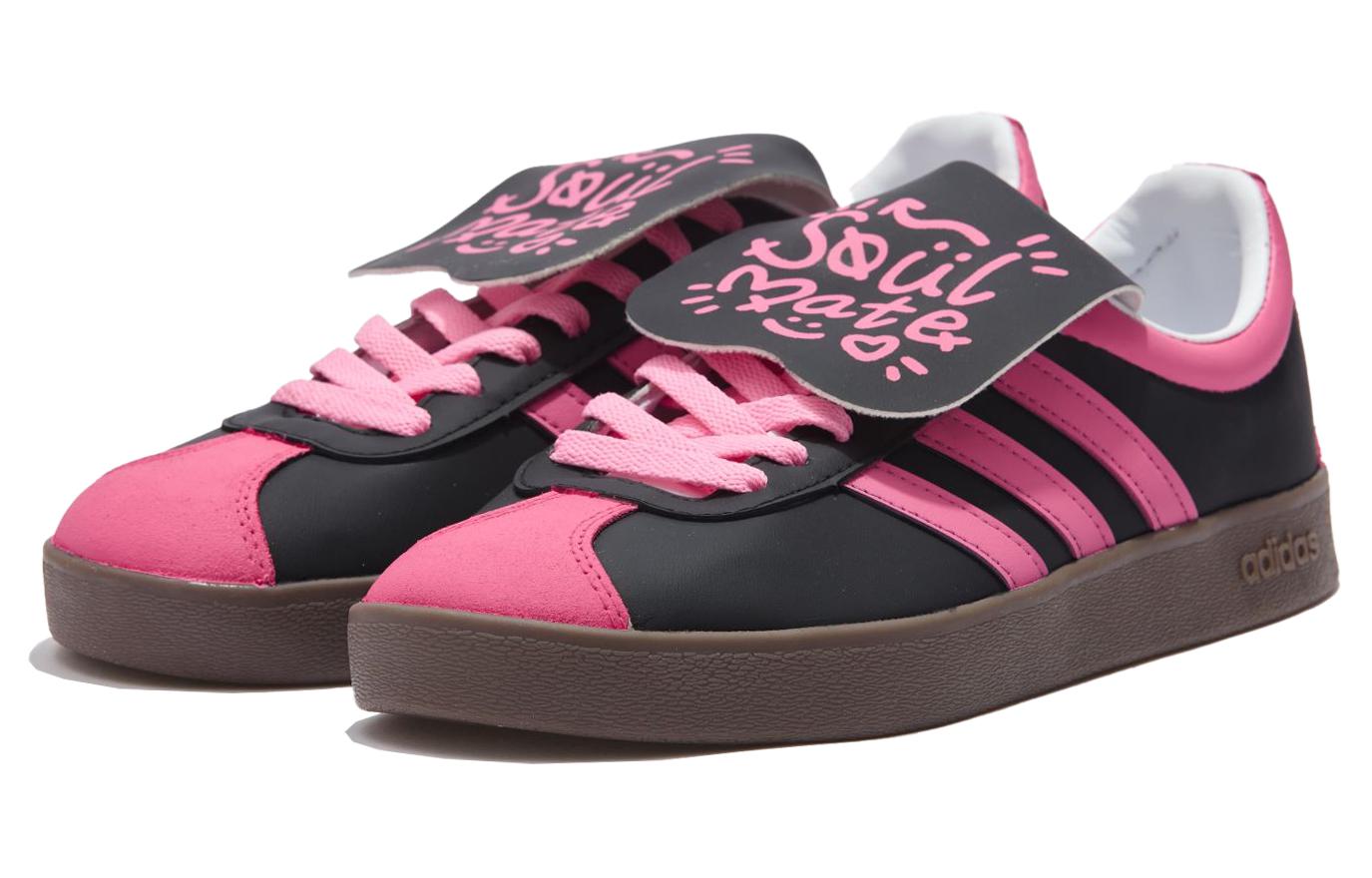 [Custom Shoes] adidas Neo VL Court 'Sweet Cool Black Pink' 圖 4
