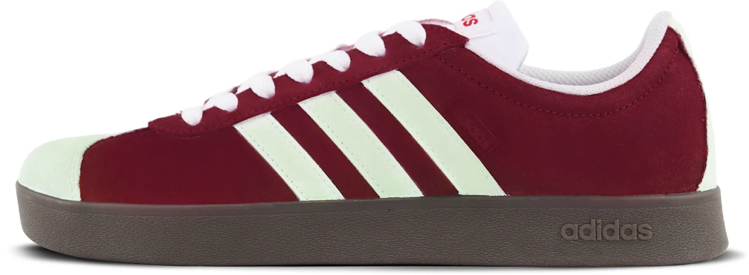 【訂製球鞋】 adidas neo Vl Court 智慧果 微醺酒紅 美式 復古 優雅 時尚潮流 低筒 板鞋 男女同款 酒紅 Order 【訂製球鞋】 adidas neo Vl Court 智慧果 微醺酒紅 美式 復古 優雅 時尚潮流 低筒 板鞋 男女同款 酒紅