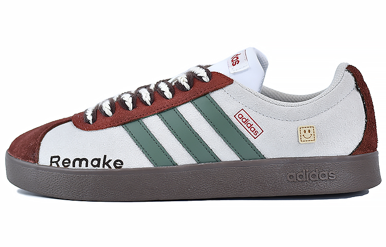 [Custom Shoes] adidas neo VL Court Lifestyle 'Arctic Grey 2.0 - Orange Green Grey' 圖 2