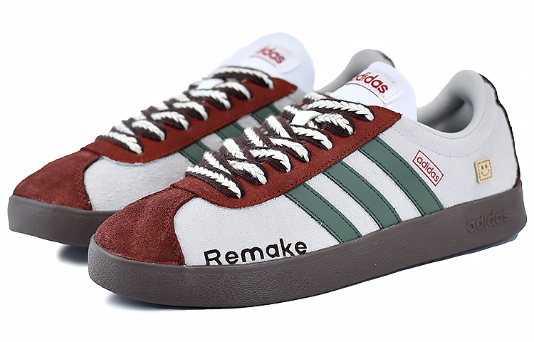 [Custom Shoes] adidas neo VL Court Lifestyle 'Arctic Grey 2.0 - Orange Green Grey' 圖 4