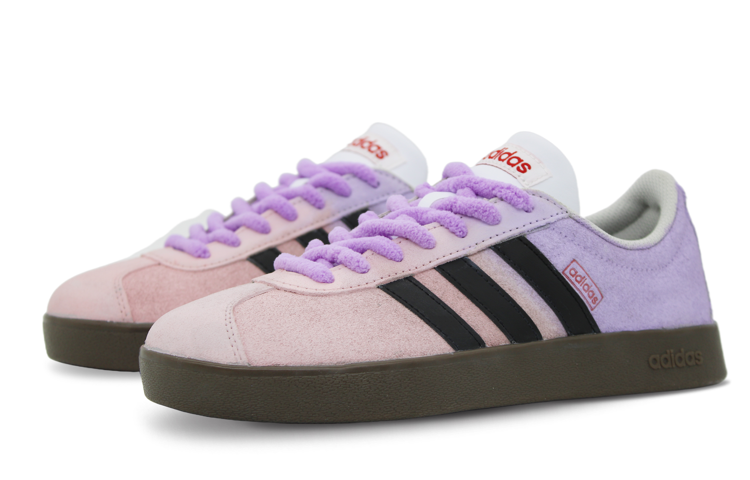 [Custom Shoes] adidas Neo VL Court Lifestyle 'Cyber Ballet Pink Purple' 圖 4