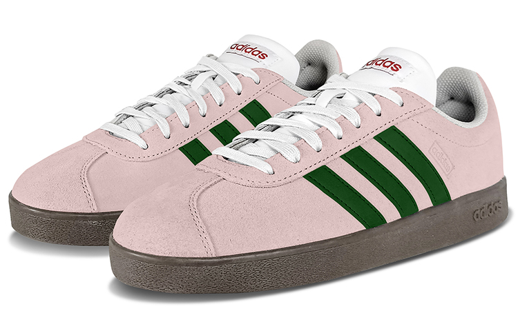 [Custom Shoes] adidas Neo VL Court Lifestyle 'Iced Peach Ballet Pink-Green' 圖 4