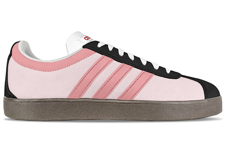 [Custom Shoes] adidas Neo VL Court Lifestyle 'Pink Black' 圖 3
