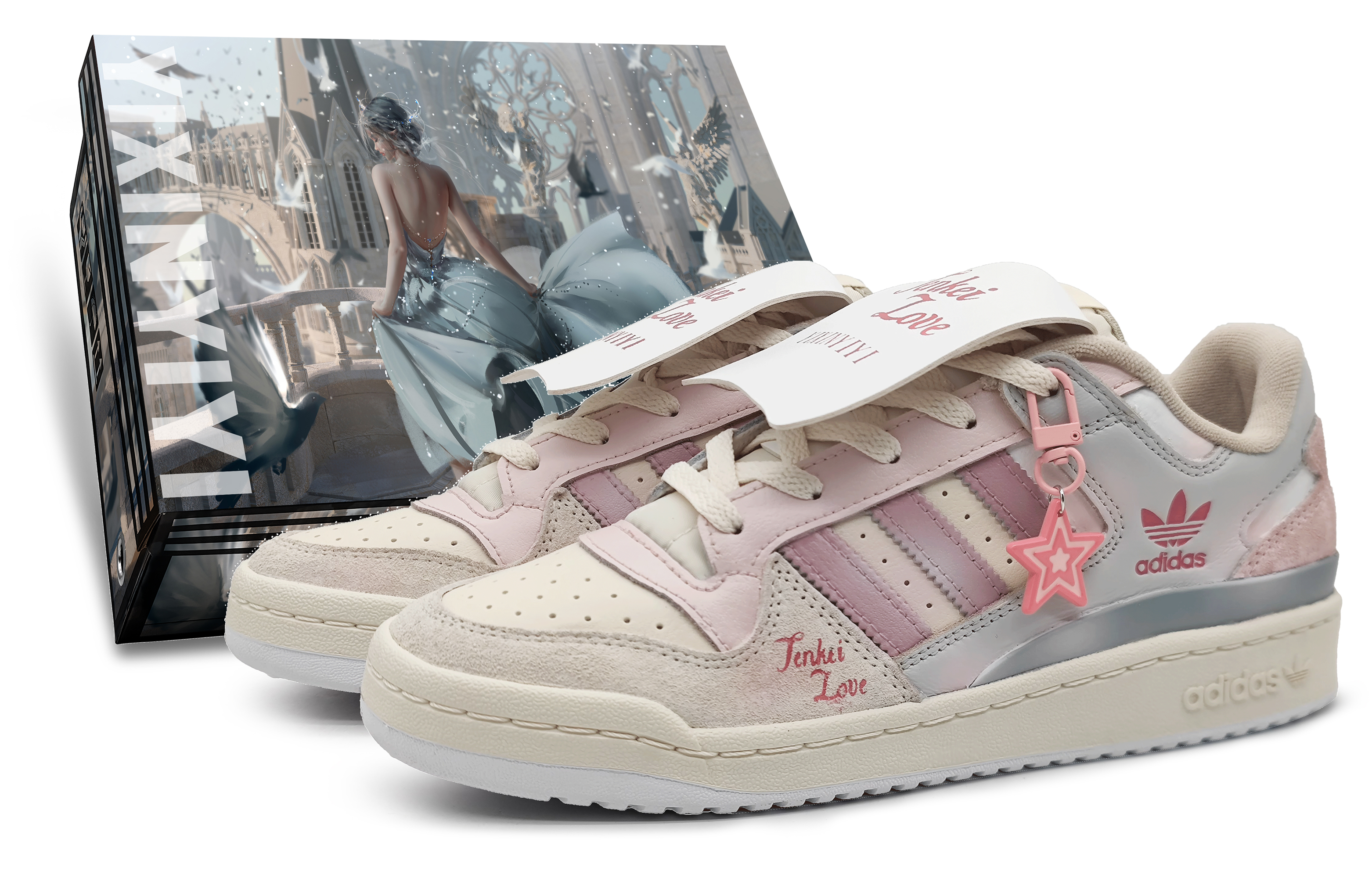 [Custom Shoes] adidas Originals 'Pink Tianji Zhilian'