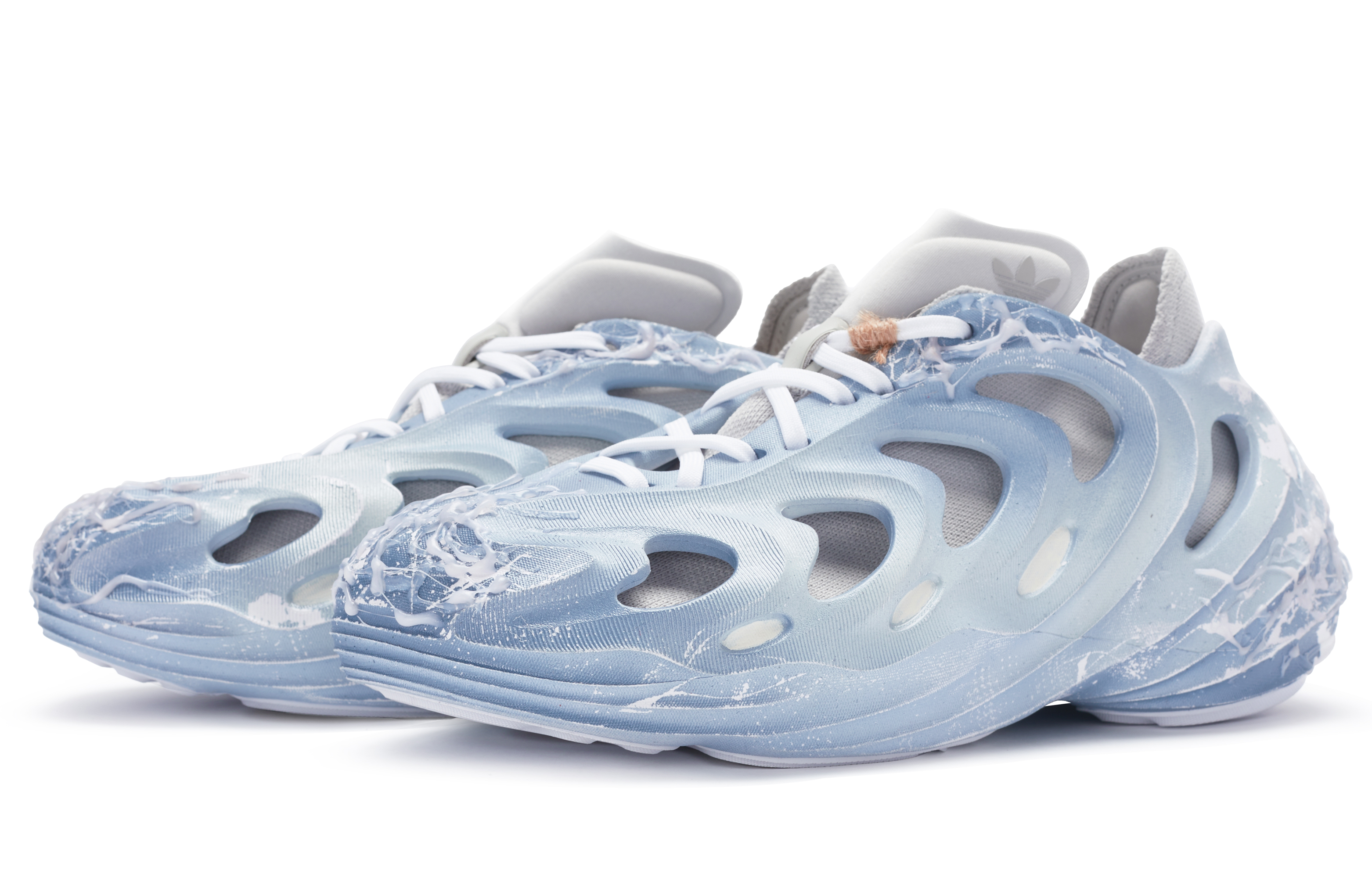 Lookbook [Custom Shoes] adidas Originals AdiFOM Q 'Grey Blue Alien Egg'