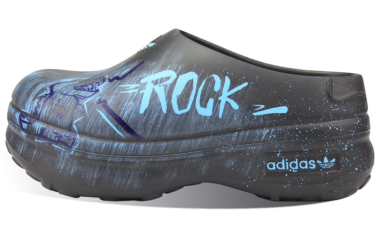 Order [定制鞋] 阿迪达斯 Originals AdiFOM Stan Smith 木屐 '涂鸦摇滚' IE4626（Team261-Rock）