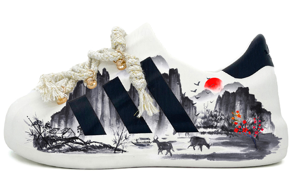 [Custom Shoes] adidas Originals AdiFOM Superstar 'Ink Landscape'