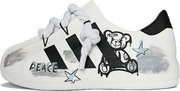 アディフォーム Superstar "ベアープランク" (グレー/ホワイト) HQ8750(TeamK-小熊恶作剧) Buy アディフォーム Superstar "ベアープランク" (グレー/ホワイト) HQ8750(TeamK-小熊恶作剧)