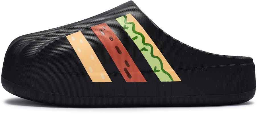 【訂製球鞋】adidas originals AdiFOM Superstar 811製造 蟹黃堡 特別鞋盒 海綿寶寶 蟹老闆 漢堡包頭拖鞋 男女款 黑橙紅綠 Order 【訂製球鞋】adidas originals AdiFOM Superstar 811製造 蟹黃堡 特別鞋盒 海綿寶寶 蟹老闆 漢堡包頭拖鞋 男女款 黑橙紅綠
