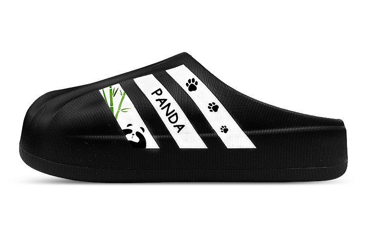 Order [定制鞋] 三叶草 AdiFOM Superstar '熊猫黑白' IG8277(Team47-阿迪拖鞋熊猫竹BOX)