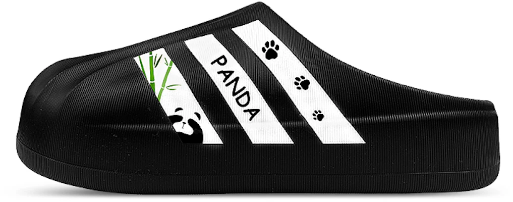 【訂製球鞋】 adidas originals AdiFOM Superstar 三葉草貝 禮盒 新中式國風 熊貓 一路生花包頭拖鞋 男女同款 黑白 Order 【訂製球鞋】 adidas originals AdiFOM Superstar 三葉草貝 禮盒 新中式國風 熊貓 一路生花包頭拖鞋 男女同款 黑白