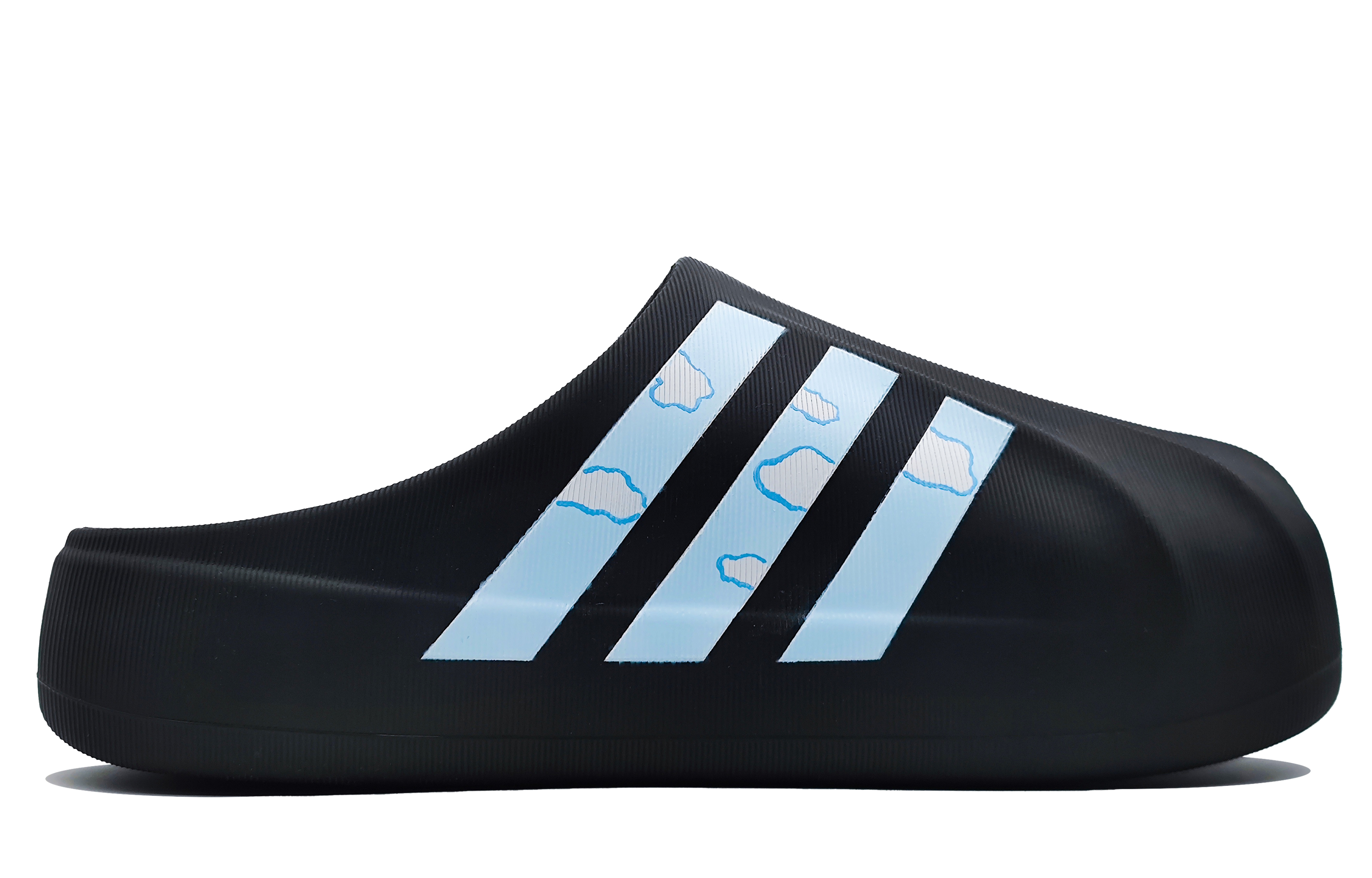 [Custom Shoes] adidas Originals AdiFOM Superstar 'White Cloud Blue Graffiti' 圖 3