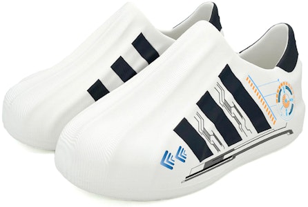 【定制球鞋】 adidas originals AdiFOM Superstar 賽博科技 防滑 低幫 生活休閒鞋 男女同款 黑白色 Lookbook 【定制球鞋】 adidas originals AdiFOM Superstar 賽博科技 防滑 低幫 生活休閒鞋 男女同款 黑白色