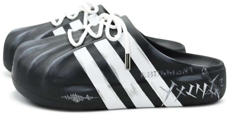 【訂製球鞋】adidas originals AdiFOM Superstar 以星製造 音樂止痛劑 英式搖滾 浪漫龐克 灰色系高筒拖鞋 男女同款 黑白灰 Shop 【訂製球鞋】adidas originals AdiFOM Superstar 以星製造 音樂止痛劑 英式搖滾 浪漫龐克 灰色系高筒拖鞋 男女同款 黑白灰