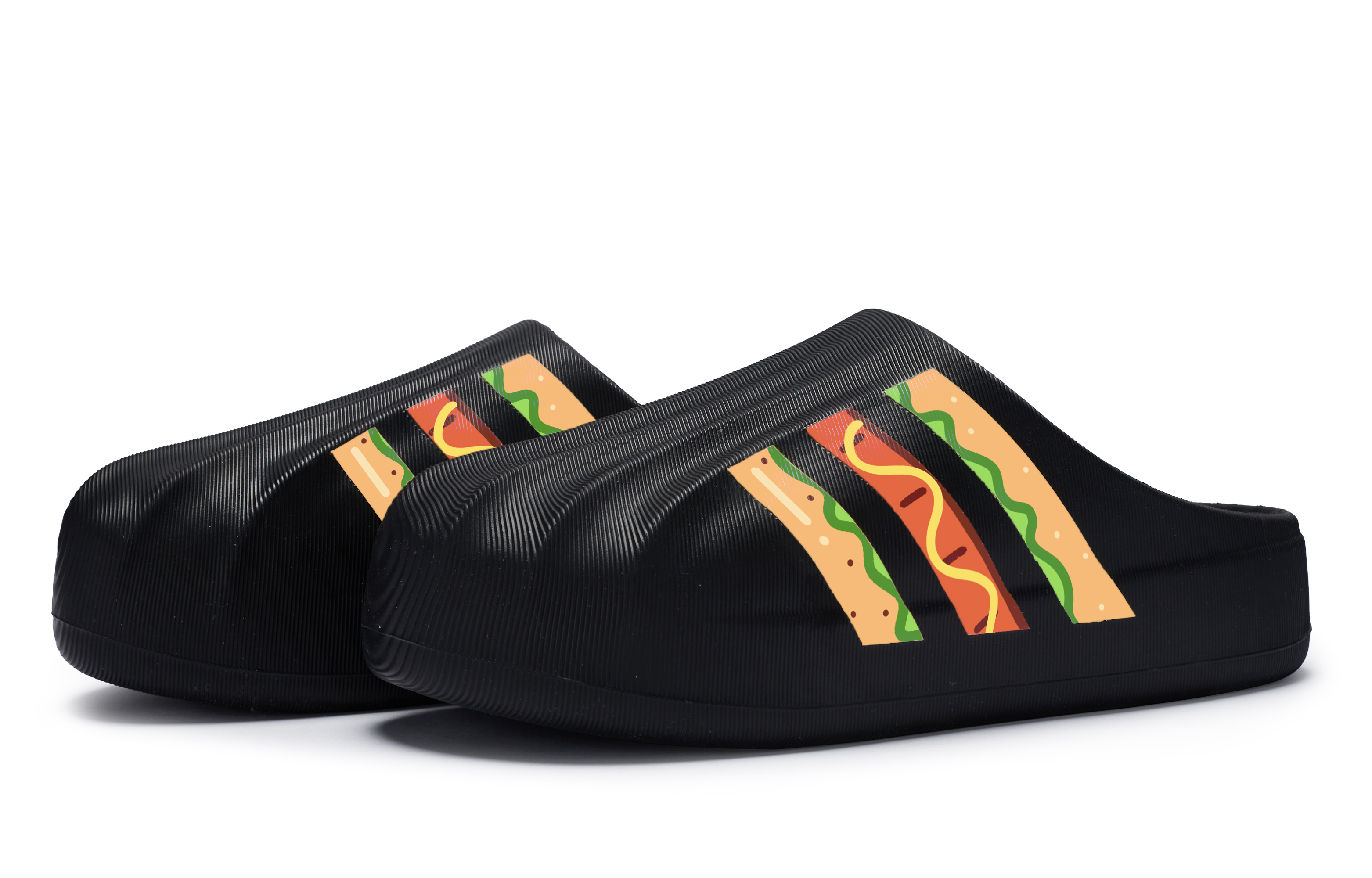 Shop [客製化鞋款] adidas Originals AdiFOM Superstar「熱狗卡通」 IG8277(Team80-男女同款热狗)