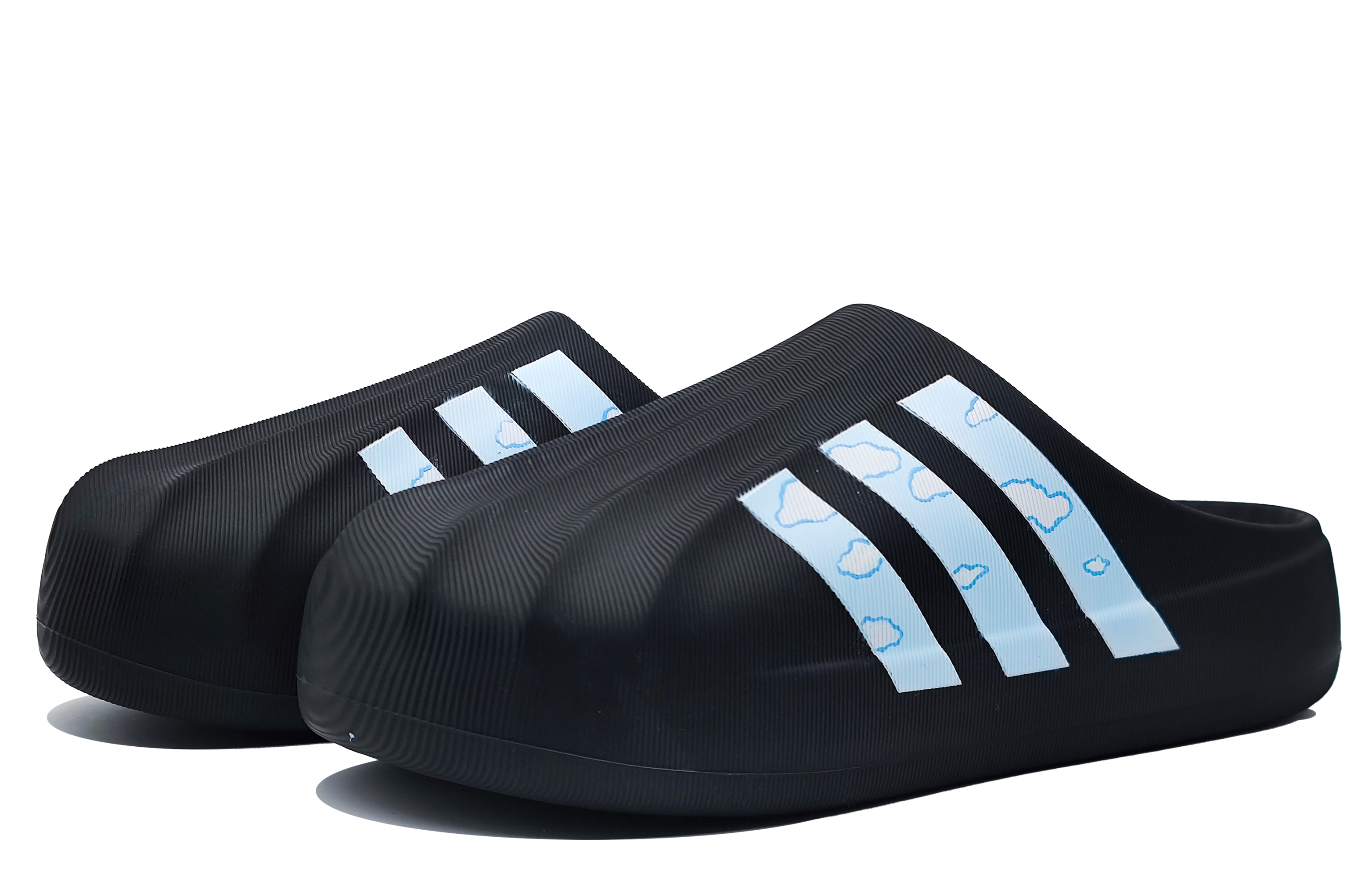 [Custom Shoes] adidas Originals AdiFOM Superstar 'White Cloud Blue Graffiti' 圖 4