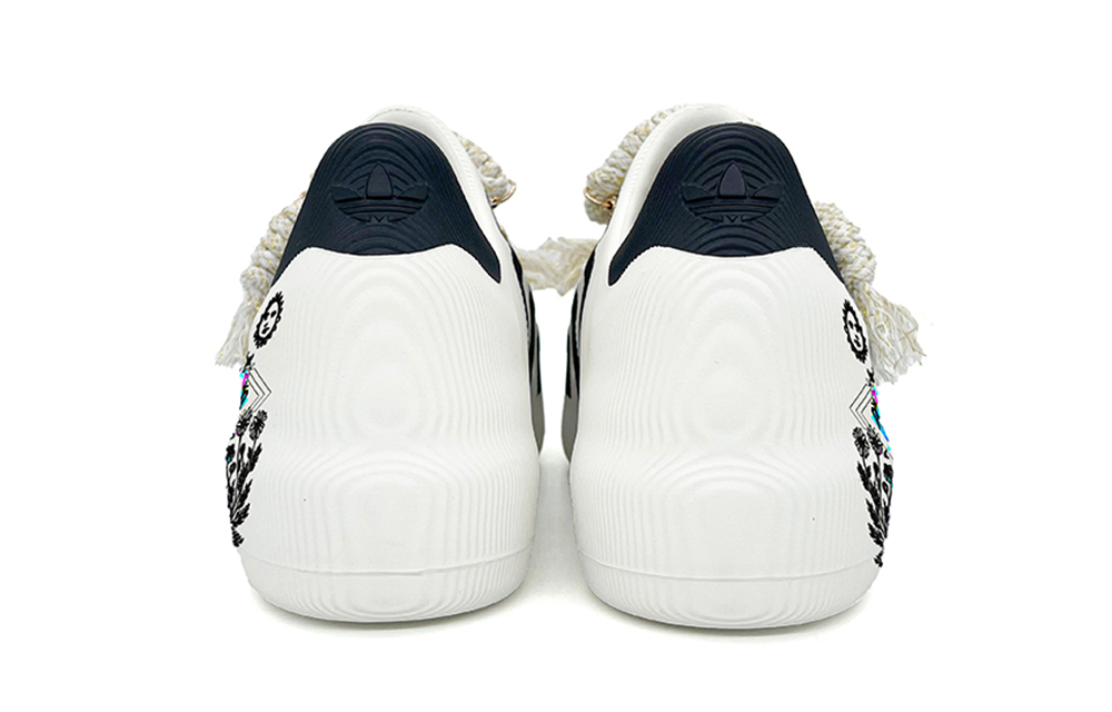 Shop [Kasut Custom] adidas Originals AdiFOM Superstar 'Kod Masa Depan Hitam Putih' HQ8750(Team2-未来代码)
