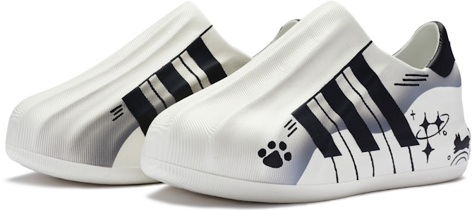 【カスタムシューズ】アディダス オリジナルス アディフォーム スーパースター ブラックホワイト「ピアノキャット」 HQ8750(Team80-男女款喵的钢琴曲黑白) Lookbook 【カスタムシューズ】アディダス オリジナルス アディフォーム スーパースター ブラックホワイト「ピアノキャット」 HQ8750(Team80-男女款喵的钢琴曲黑白)