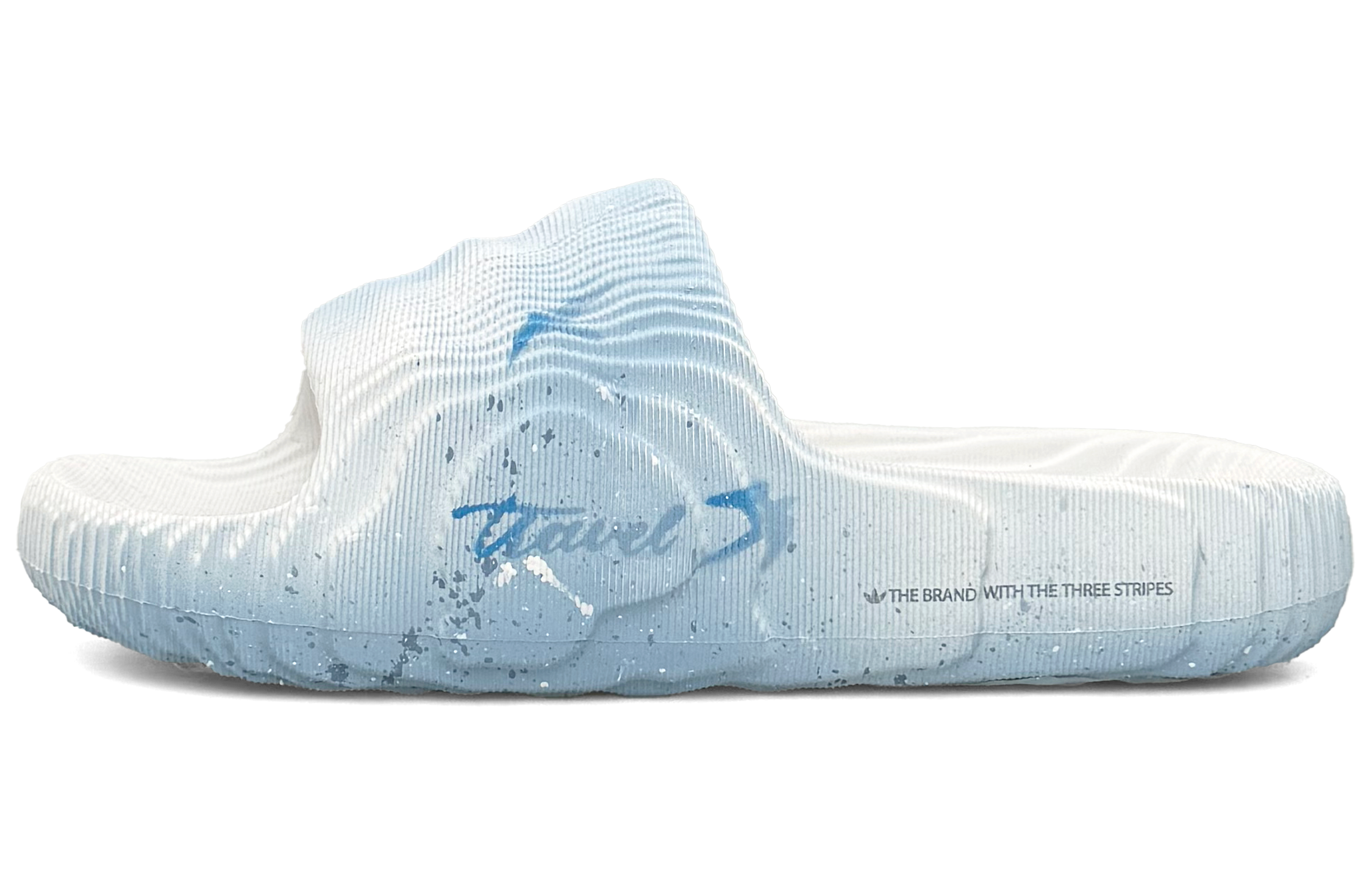 [Custom Shoes] adidas Originals Adilette 22 'Iceberg Blue-White'