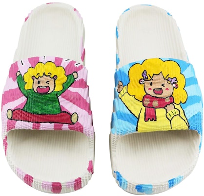 아디다스 오리지널 아딜렛 '베이지 핸드 드로잉 아트' GX6950(Team168-米乐) Details for 아디다스 오리지널 아딜렛 '베이지 핸드 드로잉 아트' GX6950(Team168-米乐)