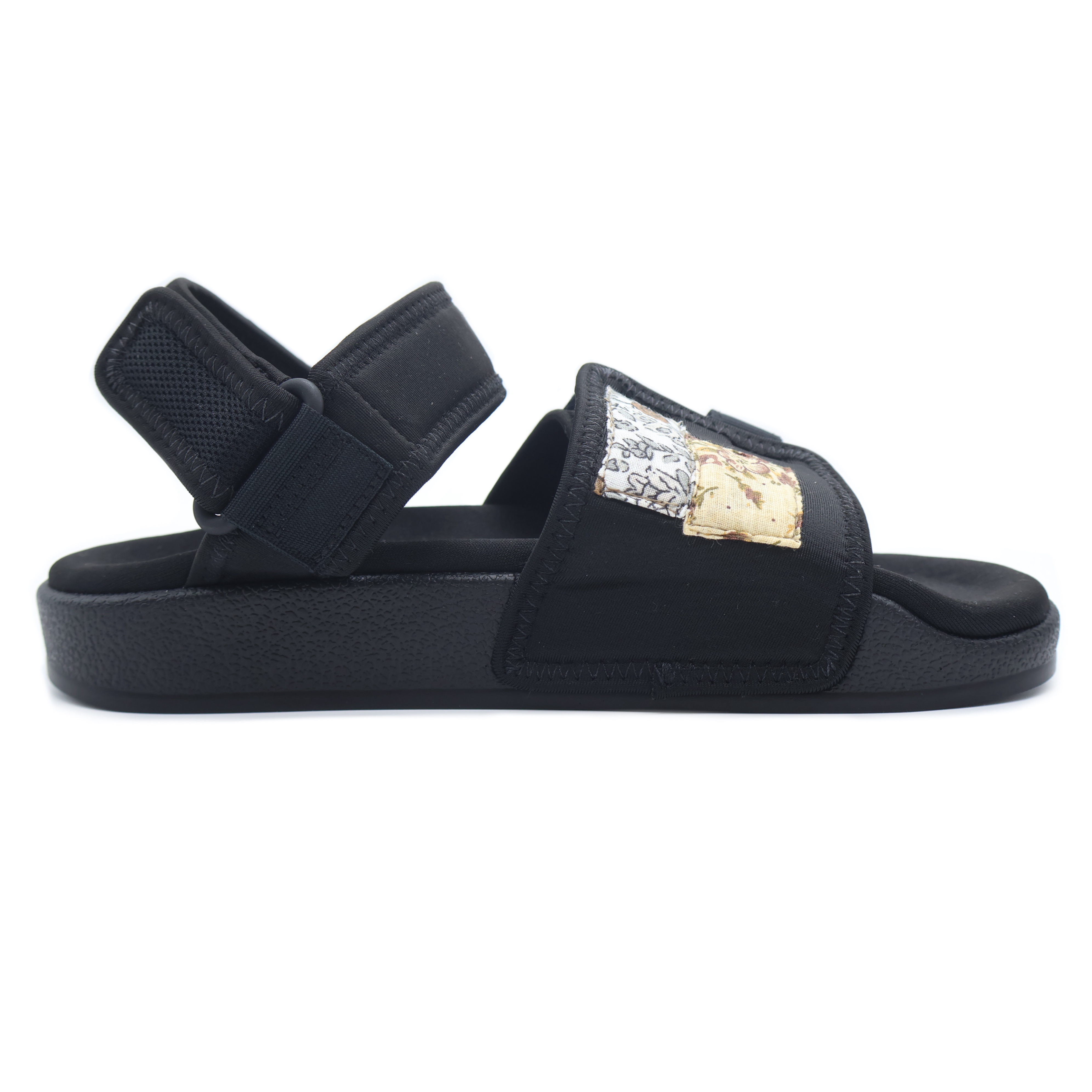 Shop 定制款阿迪达斯经典Adilette黑色多彩拼接拖鞋 GZ8409（Team155-HPJLX）