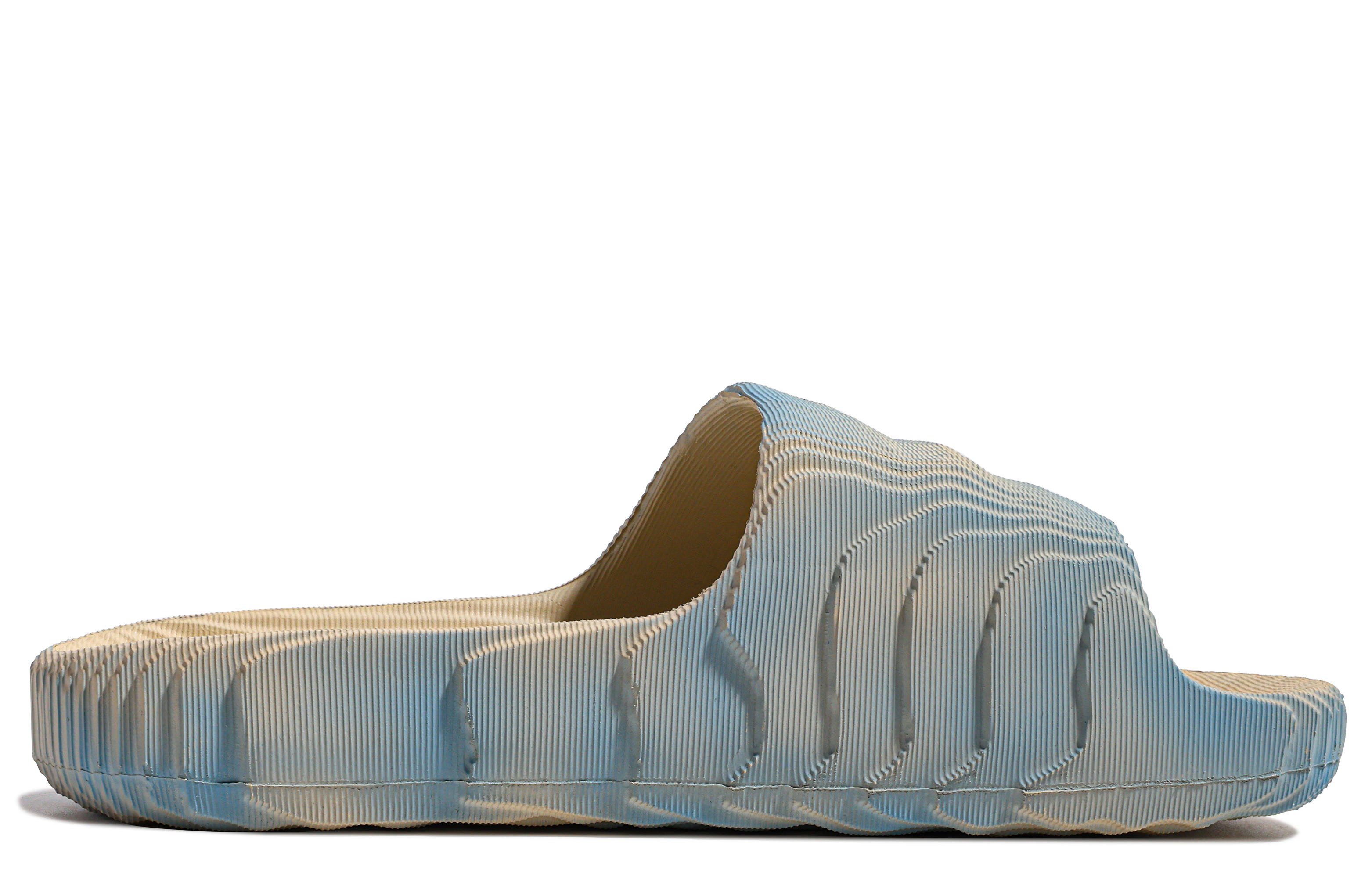 Lookbook [Sepatu Kustom] adidas Originals Adilette 'Pantai Musim Panas Biru Putih' GX6950(TeamM-男女同款夏日海滩-BOX)