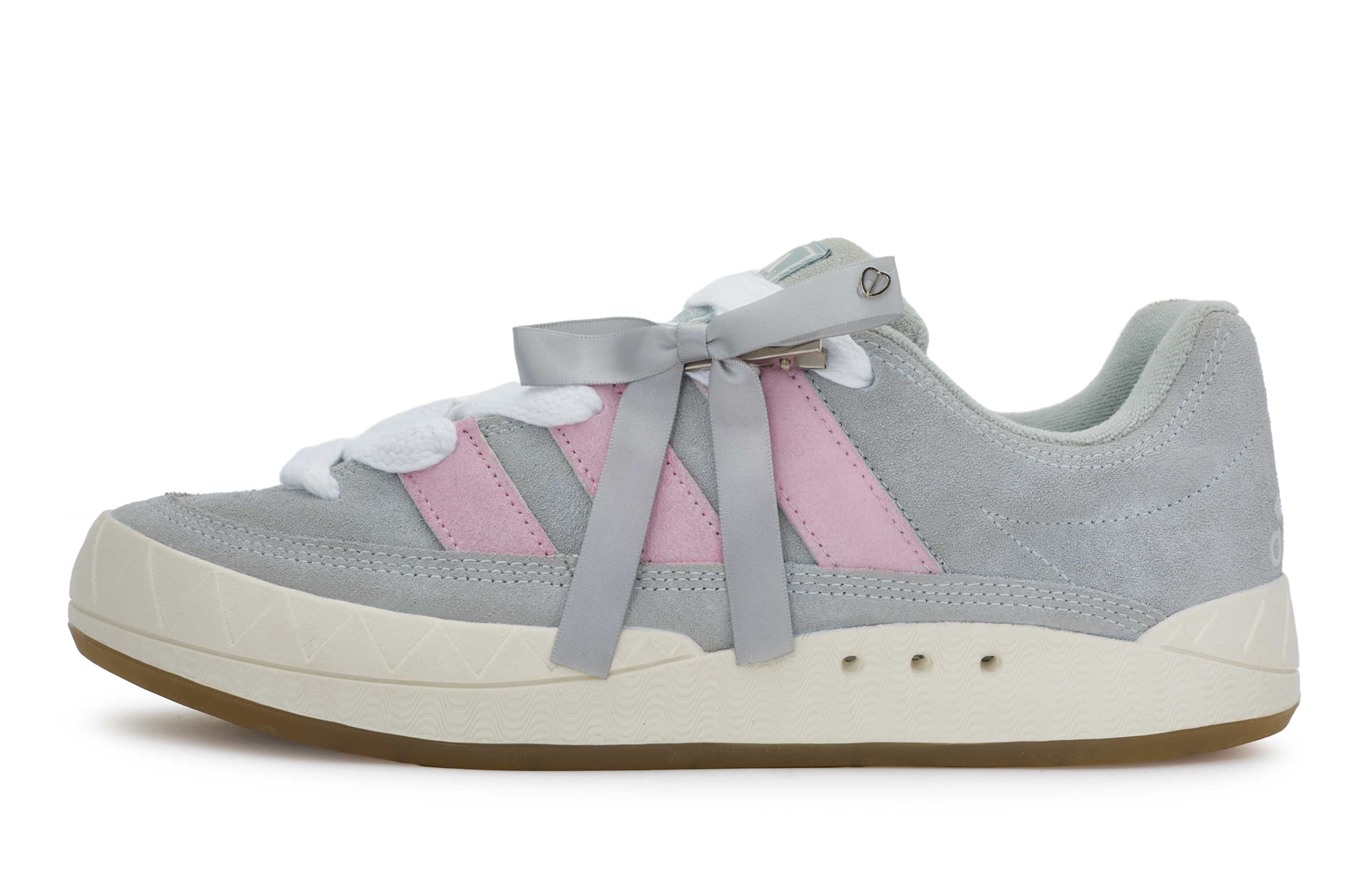 [Custom Shoes] adidas Originals Adimatic 'Galaxy Grey-Pink' 圖 2