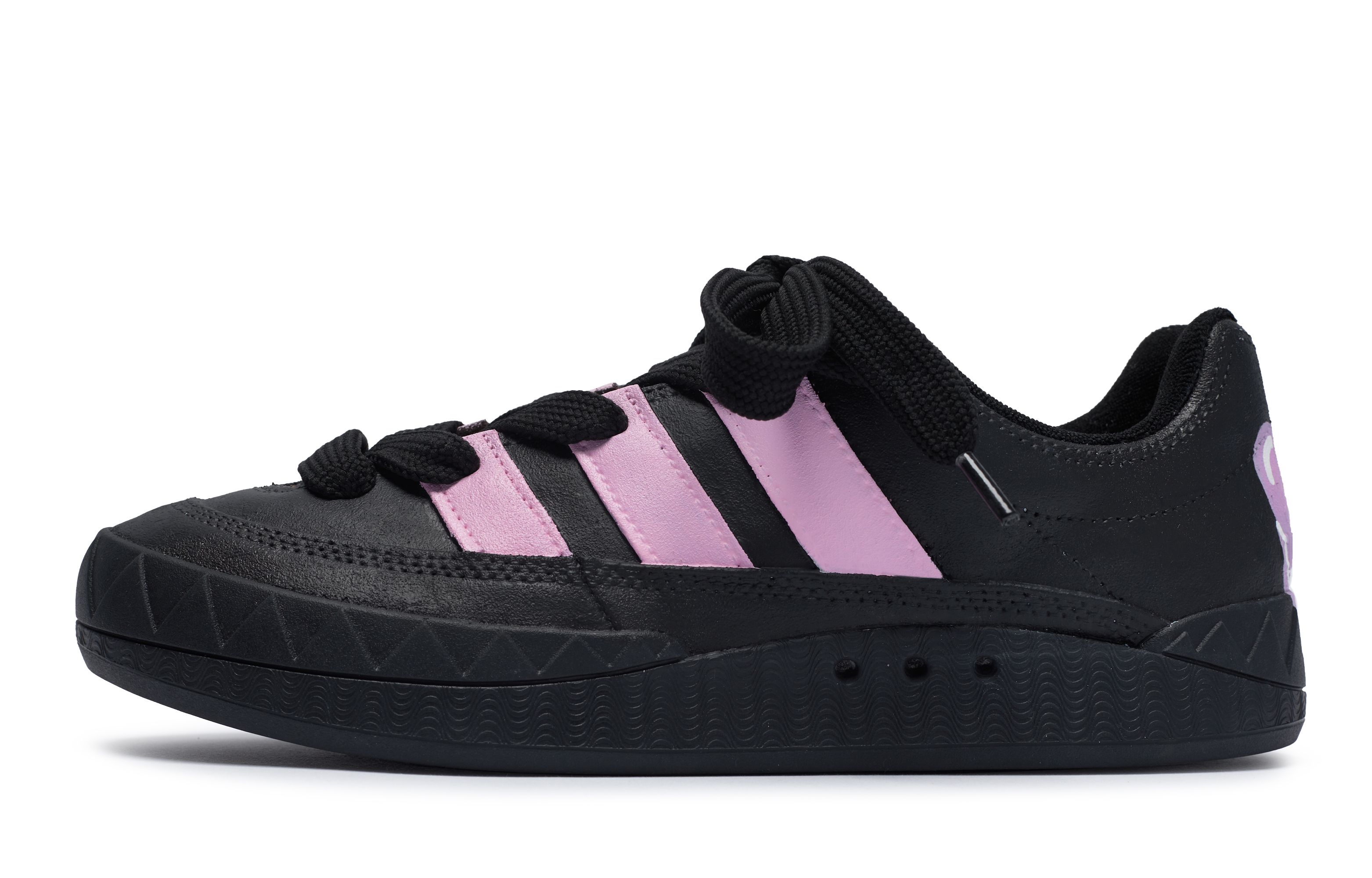 Buy 【訂製球鞋】adidas originals Adimatic 811製造 心動狙擊 甜酷 愛心 低筒 板鞋 男女同款 黑粉