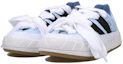 Lookbook 【定制鞋款】阿迪达斯经典Adimatic '麻纤维弗拉德水墨蓝黑' HQ6907(Team33-水墨画-面包鞋)