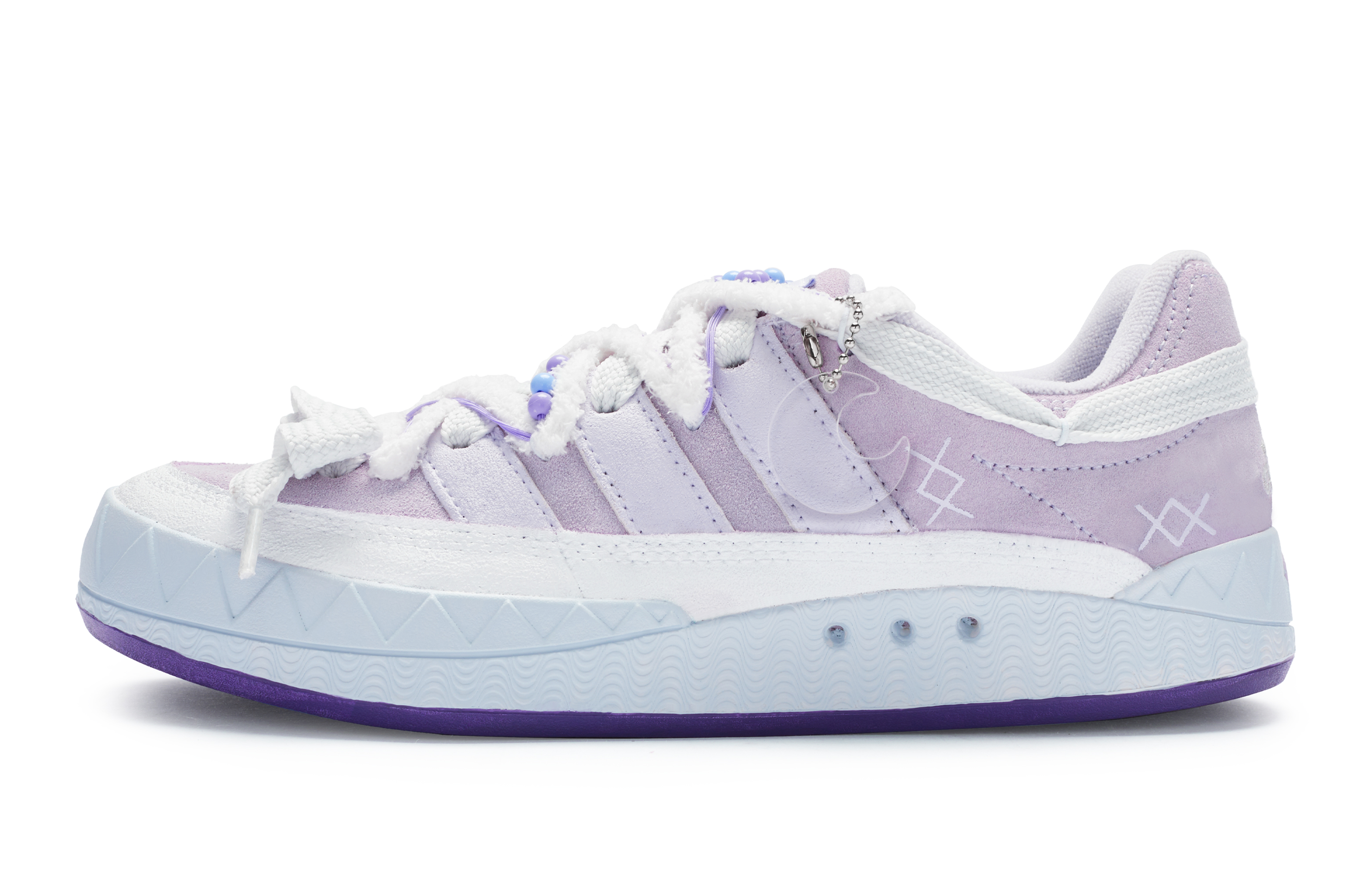 [Custom Shoes] adidas Originals Adimatic 'Lilac White Y2K'