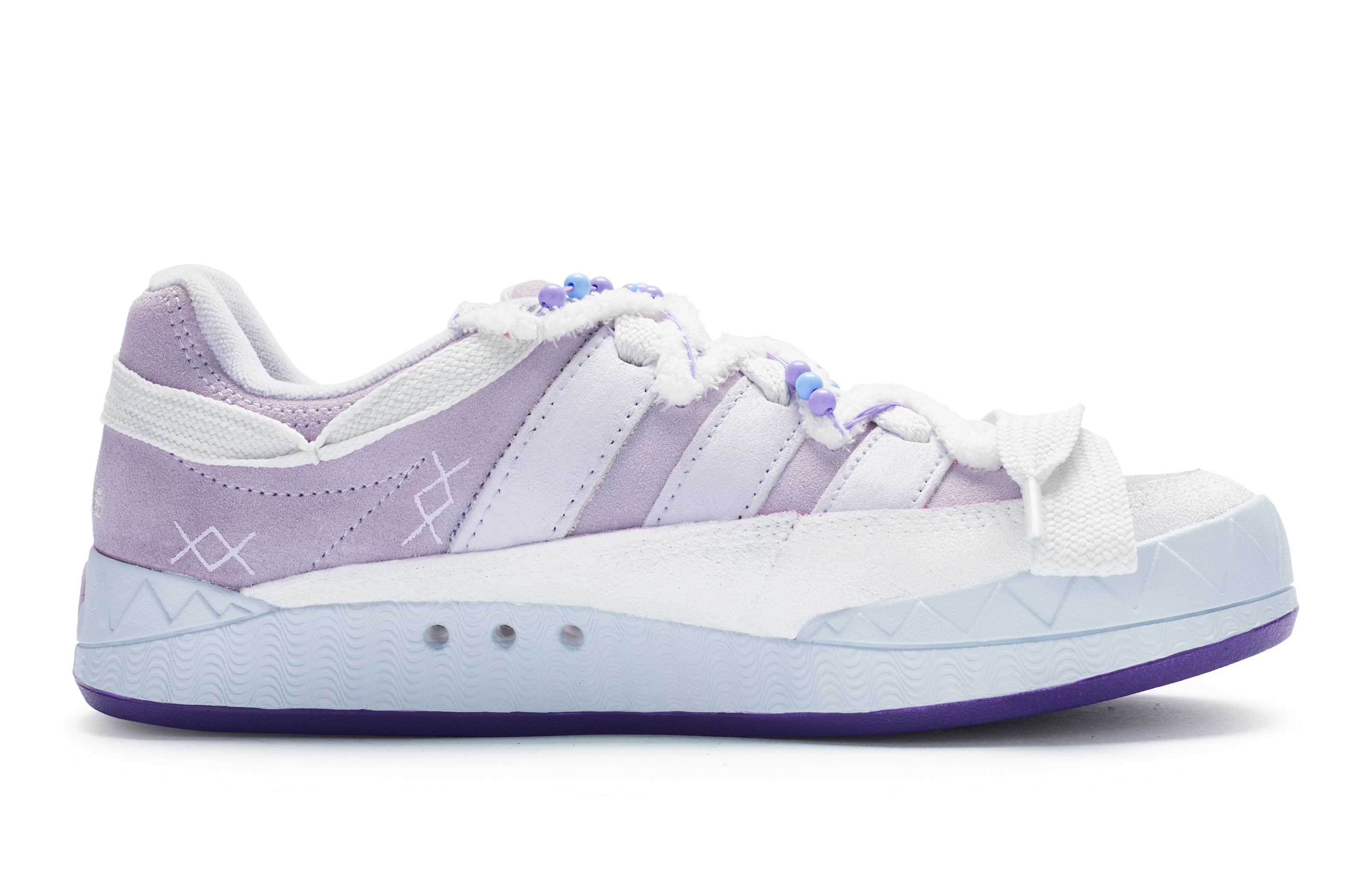 [Custom Shoes] adidas Originals Adimatic 'Lilac White Y2K' 圖 2