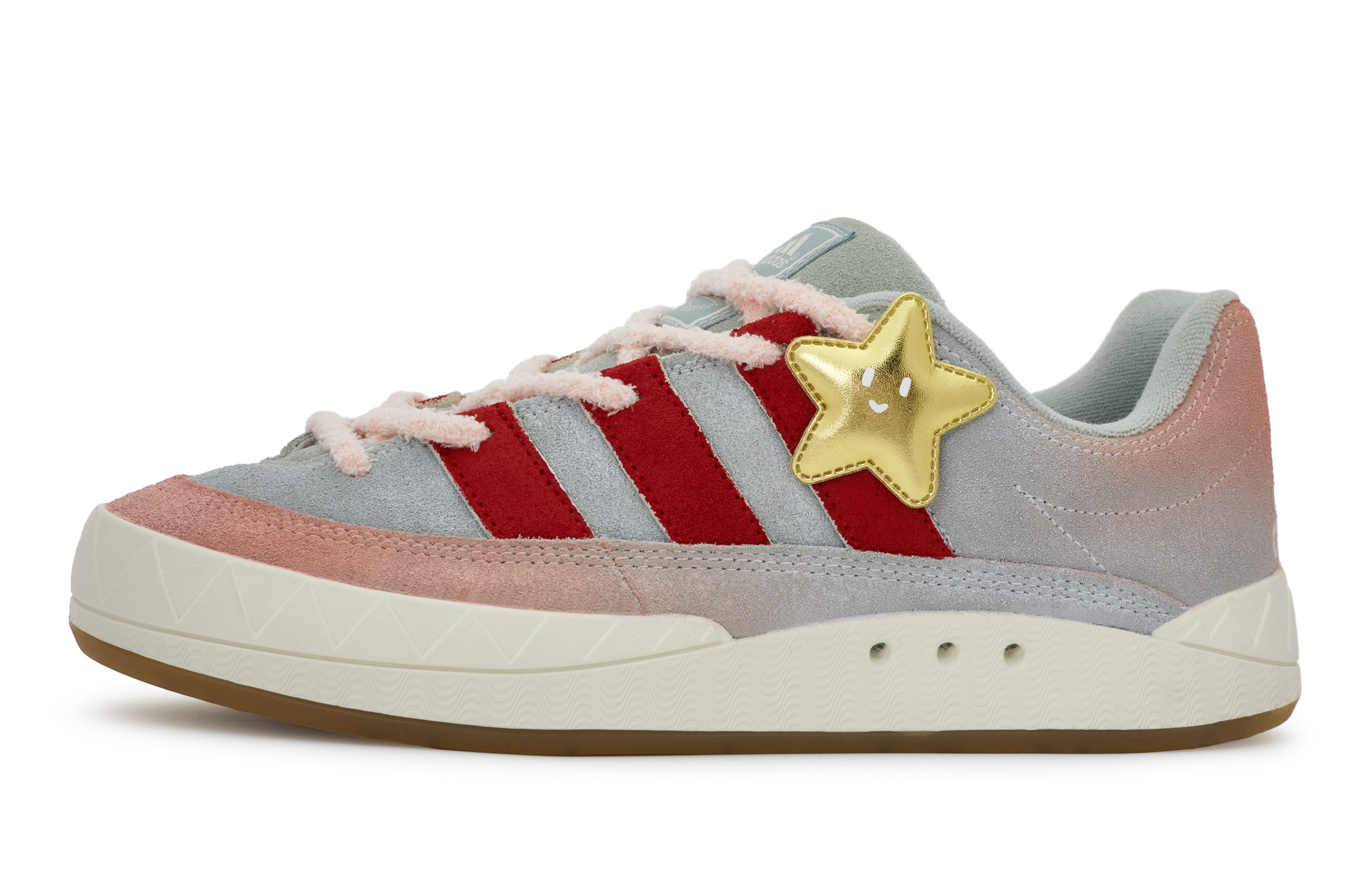 [Custom Shoes] adidas Originals Adimatic 'Lucky Star New Year Grey-Pink' 圖 2