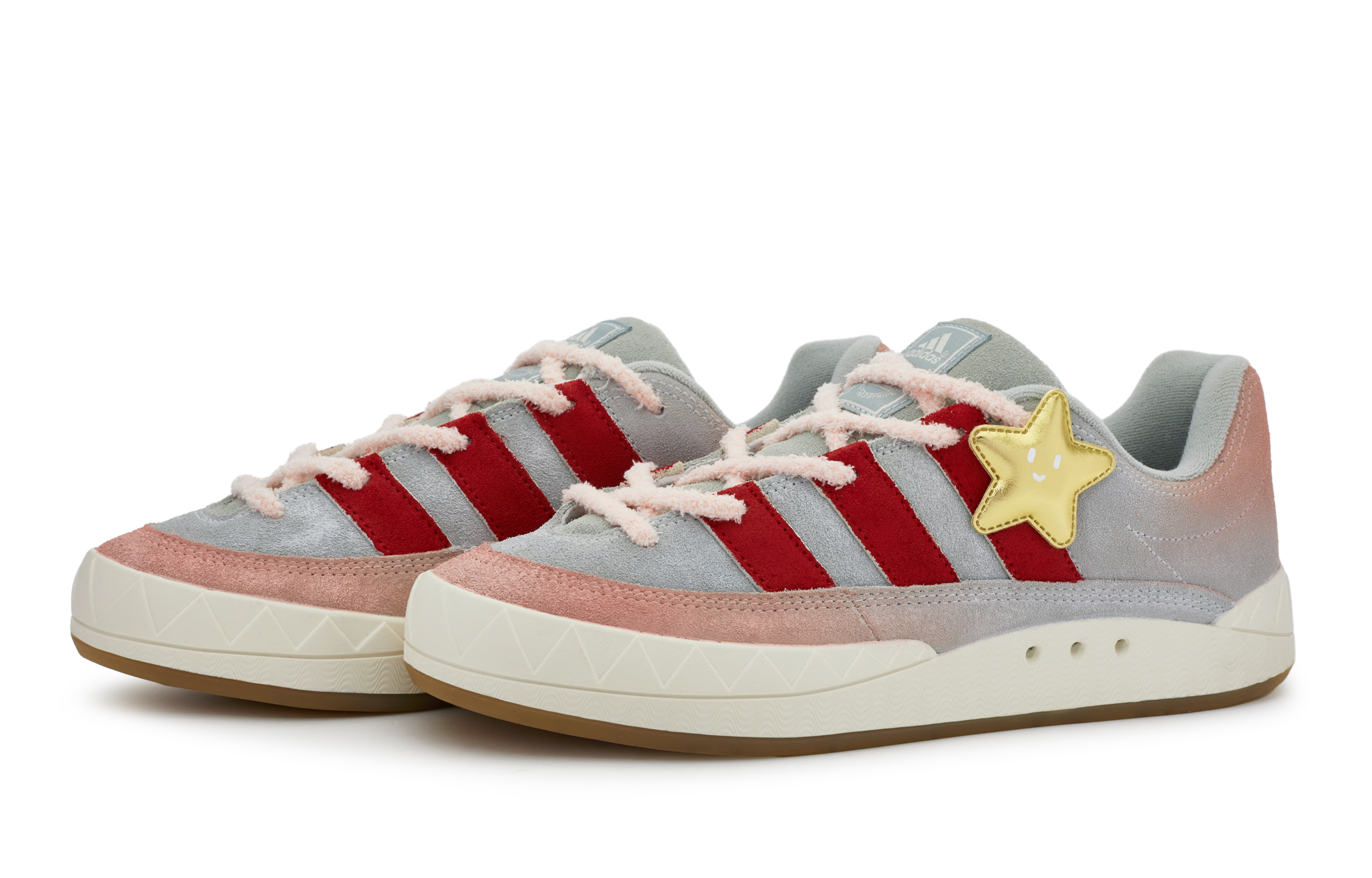 [Custom Shoes] adidas Originals Adimatic 'Lucky Star New Year Grey-Pink' 圖 4