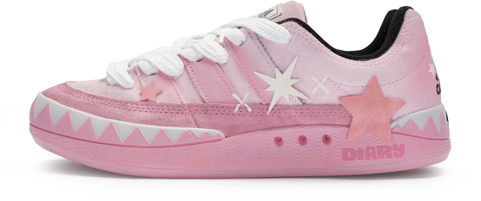 【定制球鞋】adidas originals Adimatic 811製造 麵包日記 星星誕生 粉色少女 鯊魚麵包鞋 防滑耐磨 低幫 板鞋 男女同款 粉白 Buy 【定制球鞋】adidas originals Adimatic 811製造 麵包日記 星星誕生 粉色少女 鯊魚麵包鞋 防滑耐磨 低幫 板鞋 男女同款 粉白