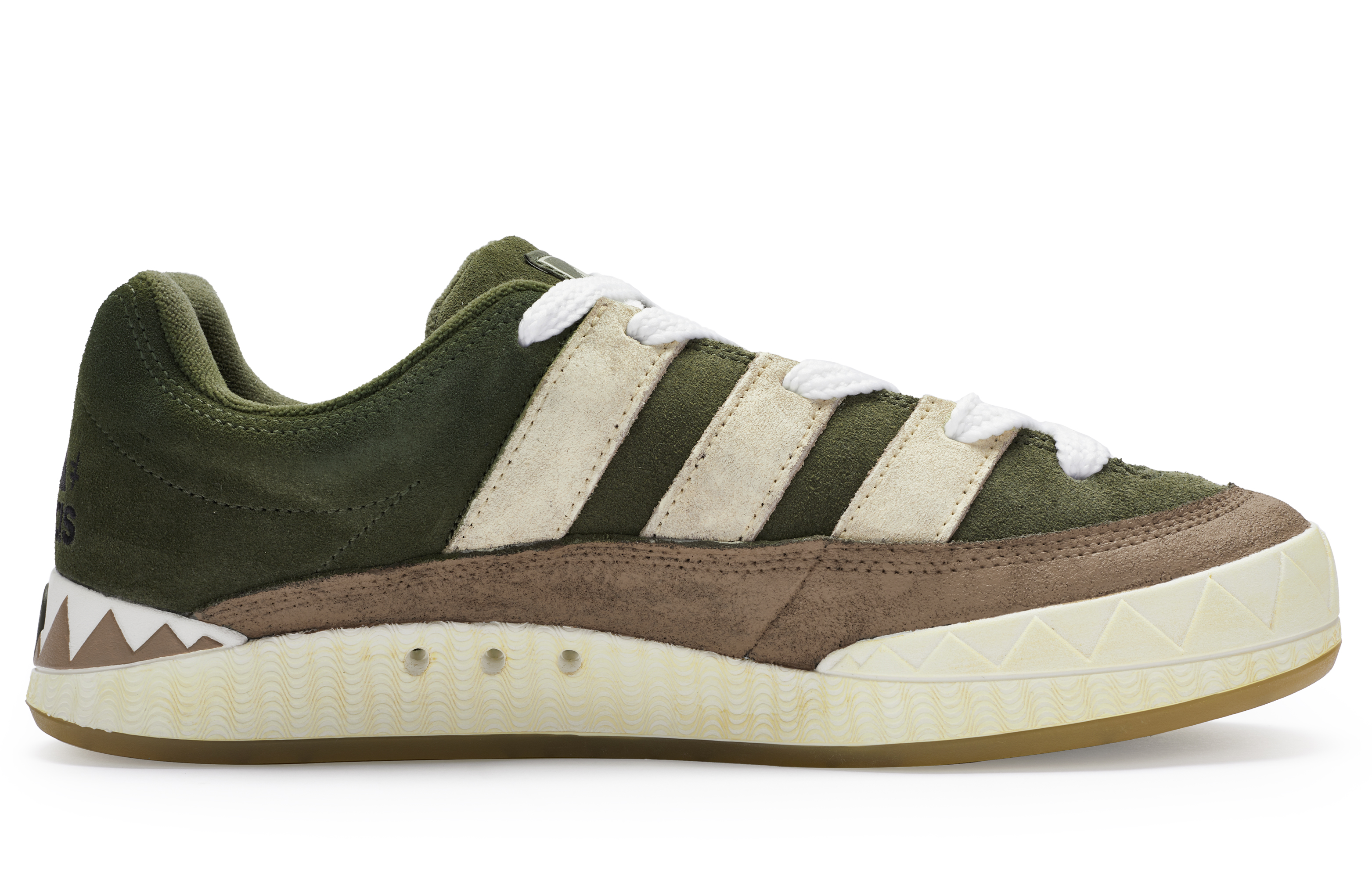 Order 【定制鞋款】阿迪达斯 Originals Adimatic '鲨鱼面包 - 米白棕绿' GY2091(Team80-男女同款阴天提案)