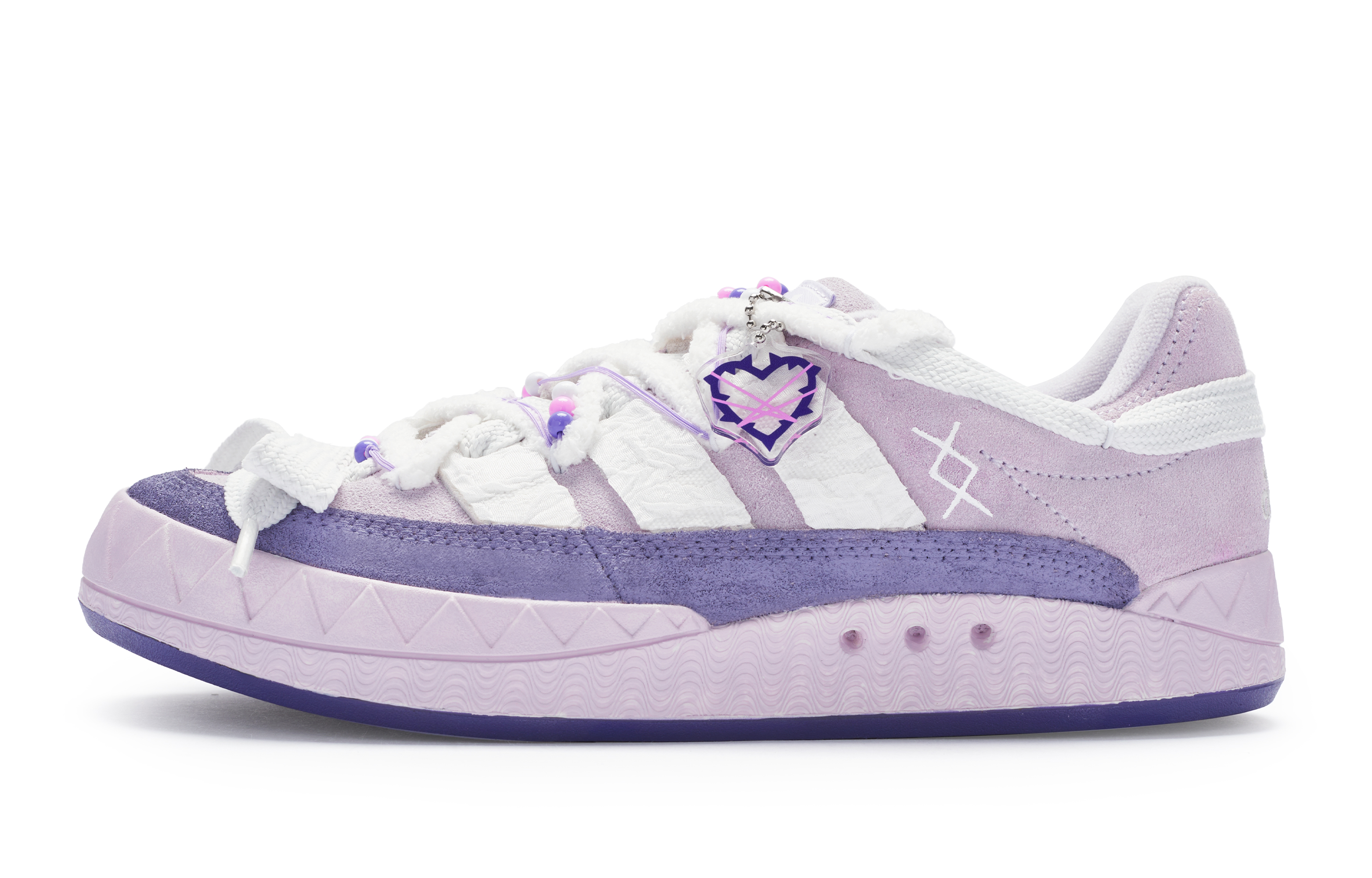 [Custom Shoes] adidas Originals Adimatic 'White Purple Y2K'
