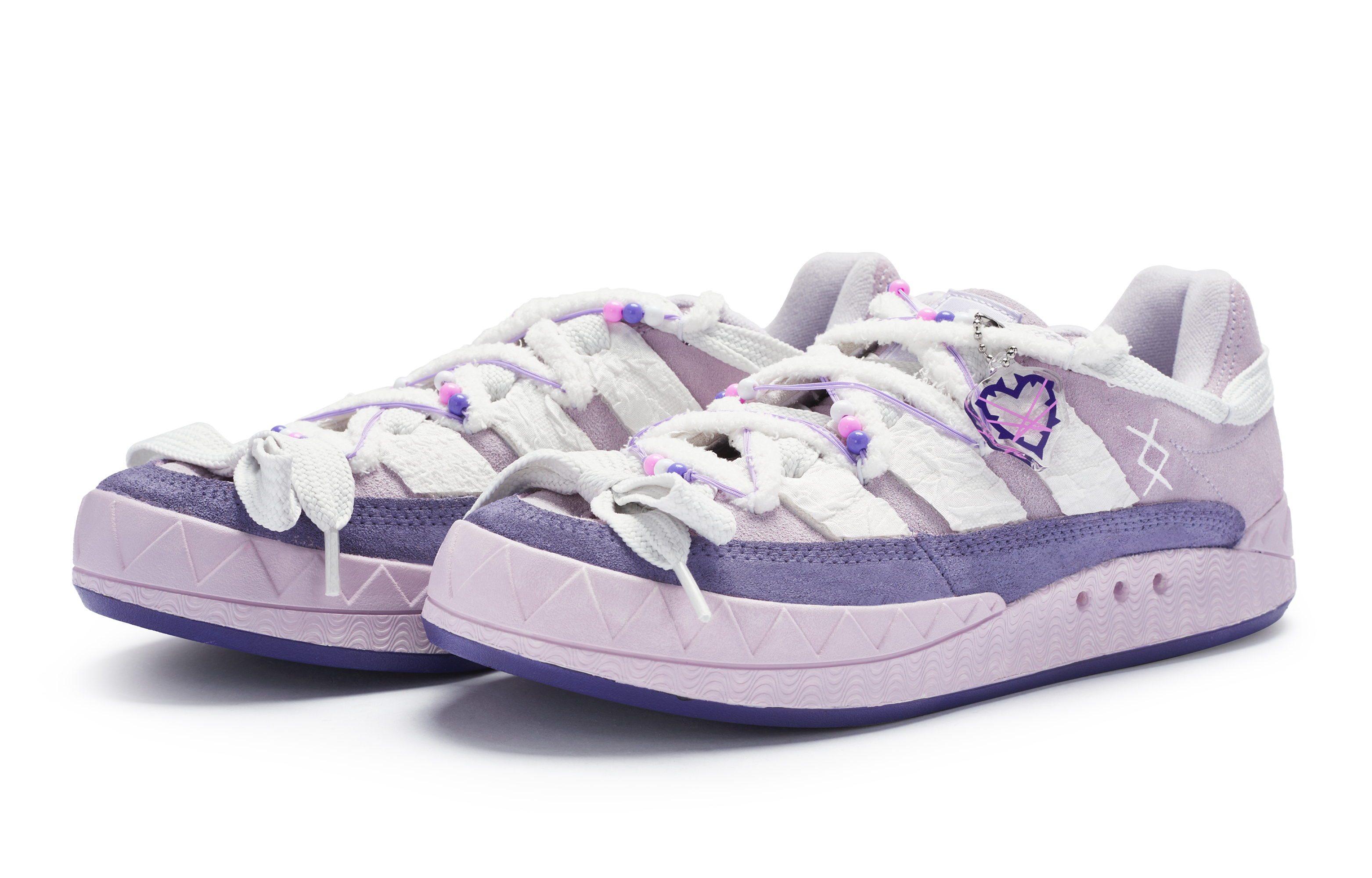[Custom Shoes] adidas Originals Adimatic 'White Purple Y2K' 圖 3